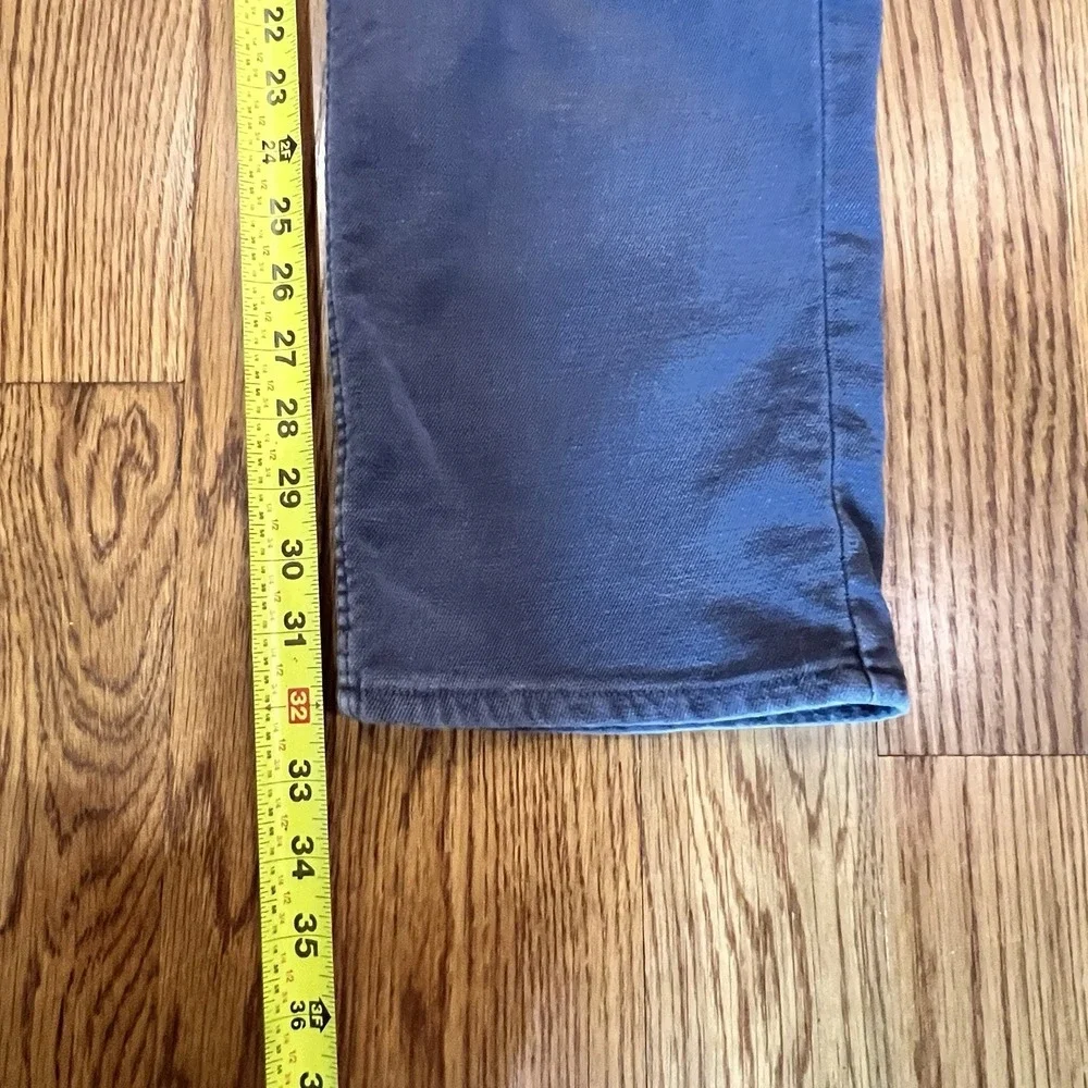 Faherty‎ Stretch Terry 5 Pocket Pants Mens 40x32 Navy Cotton Blend Slim Fit